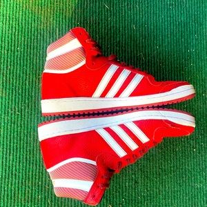 Adidas Originals Top Ten Hi  (red) size 11